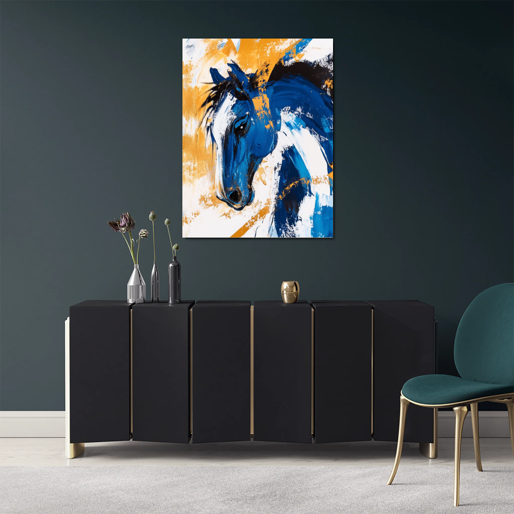 Tableau Cheval Abstrait