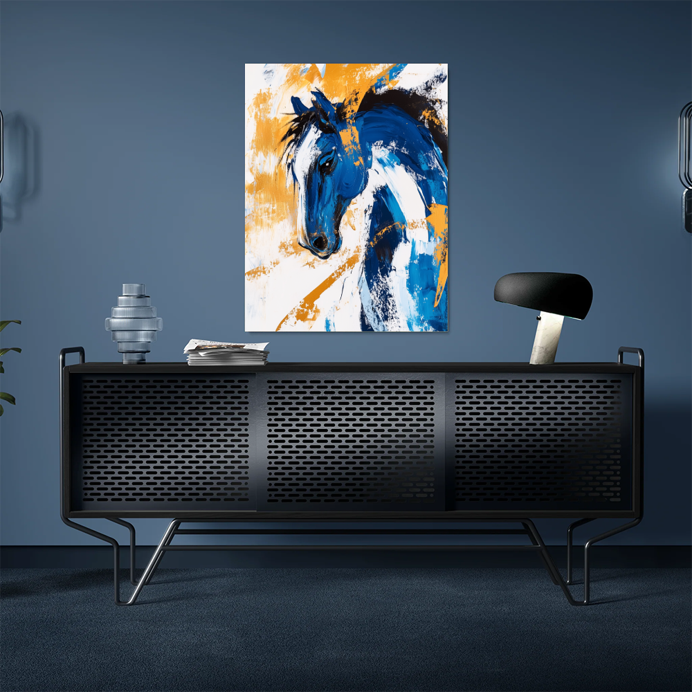 Tableau Cheval Abstrait