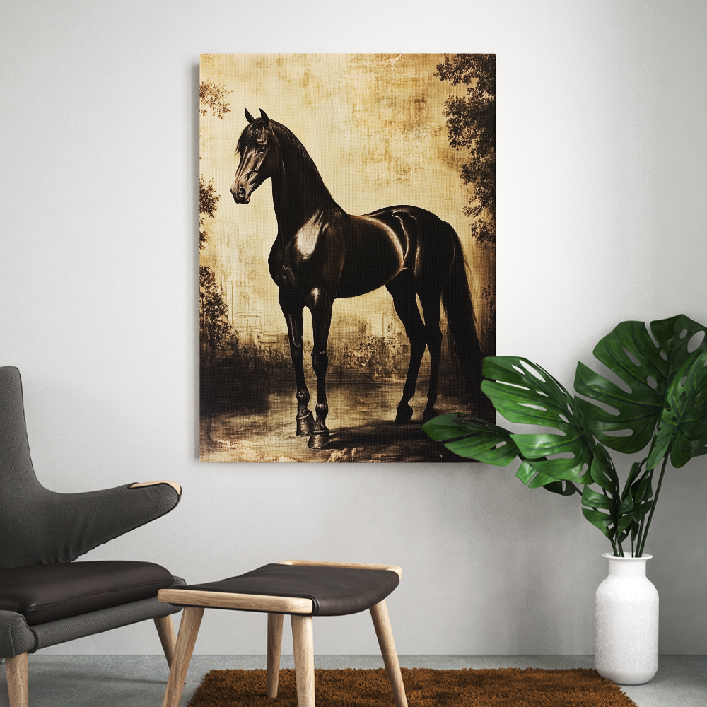 Tableau Cheval Ancien