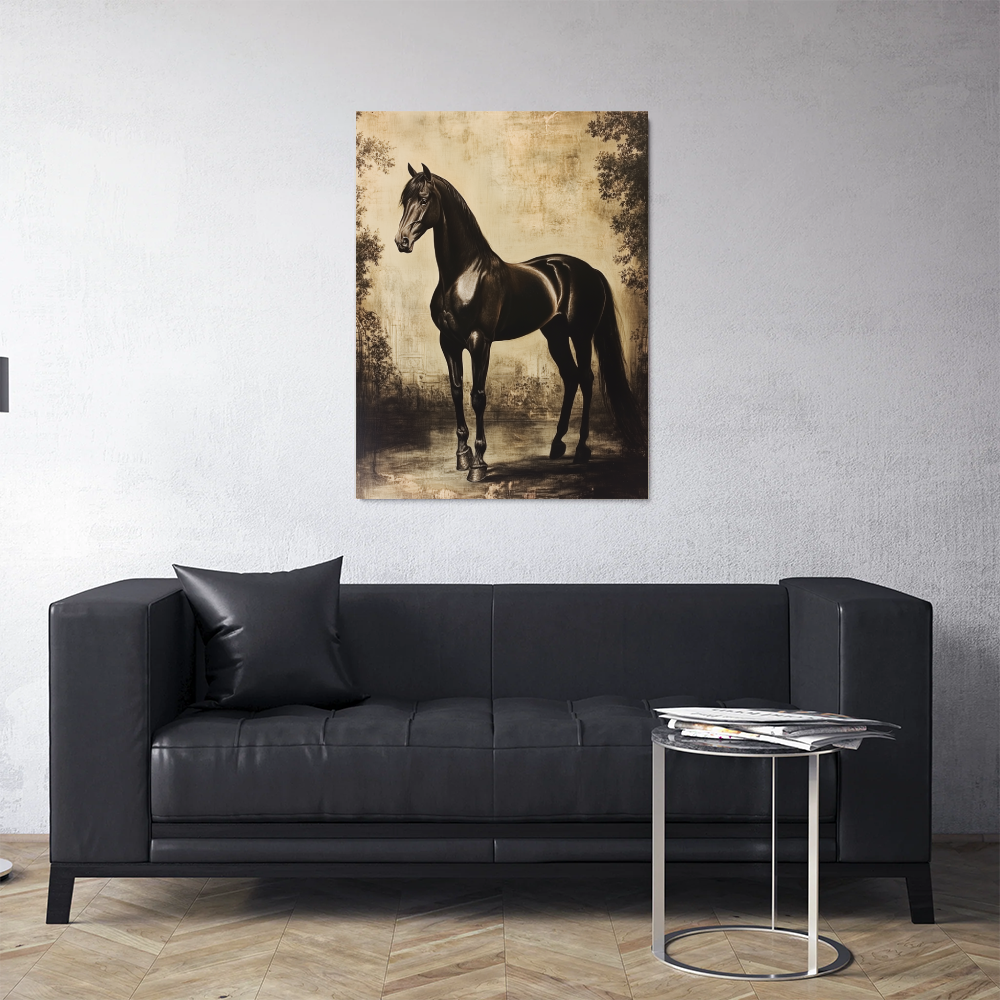Tableau Cheval Ancien