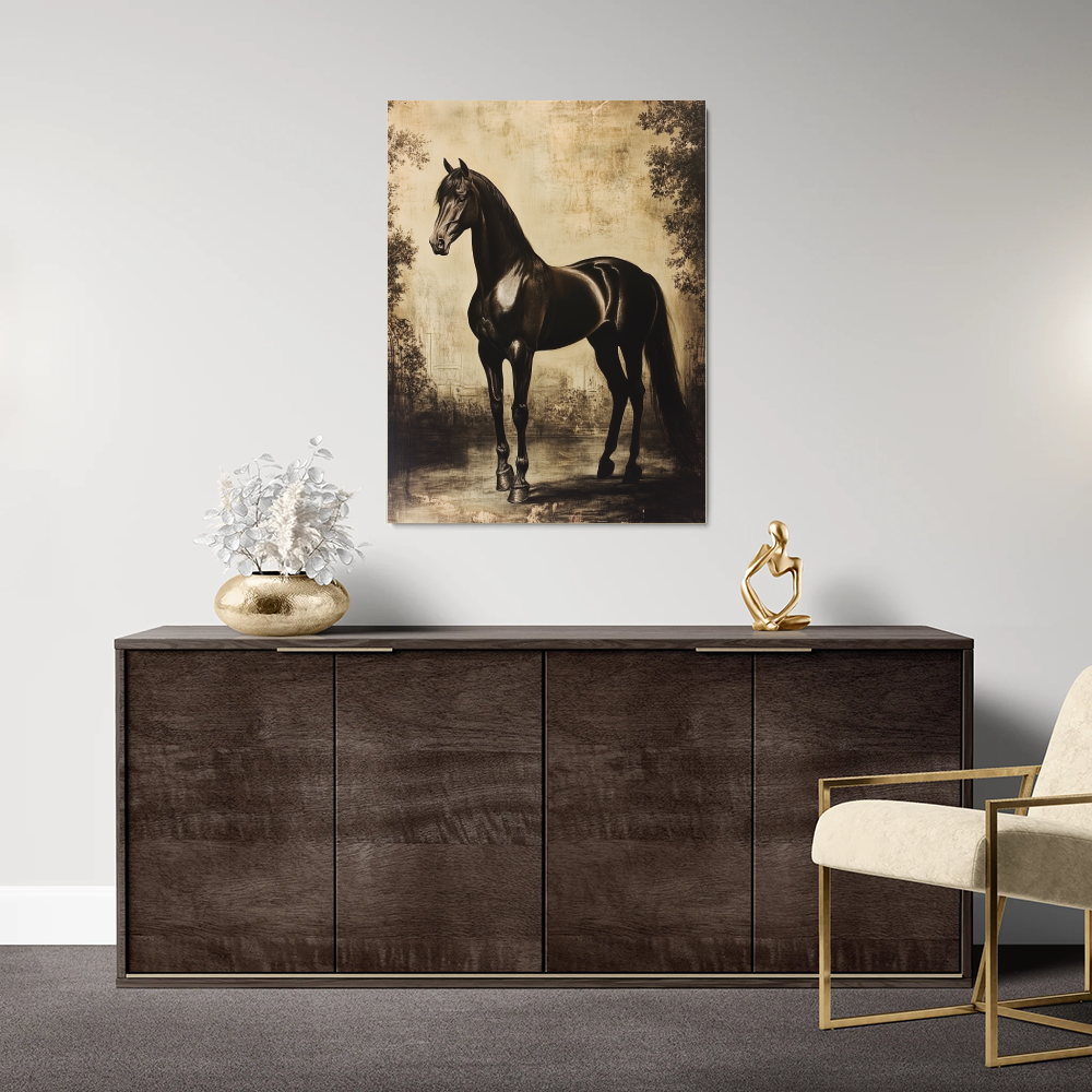 Tableau Cheval Ancien