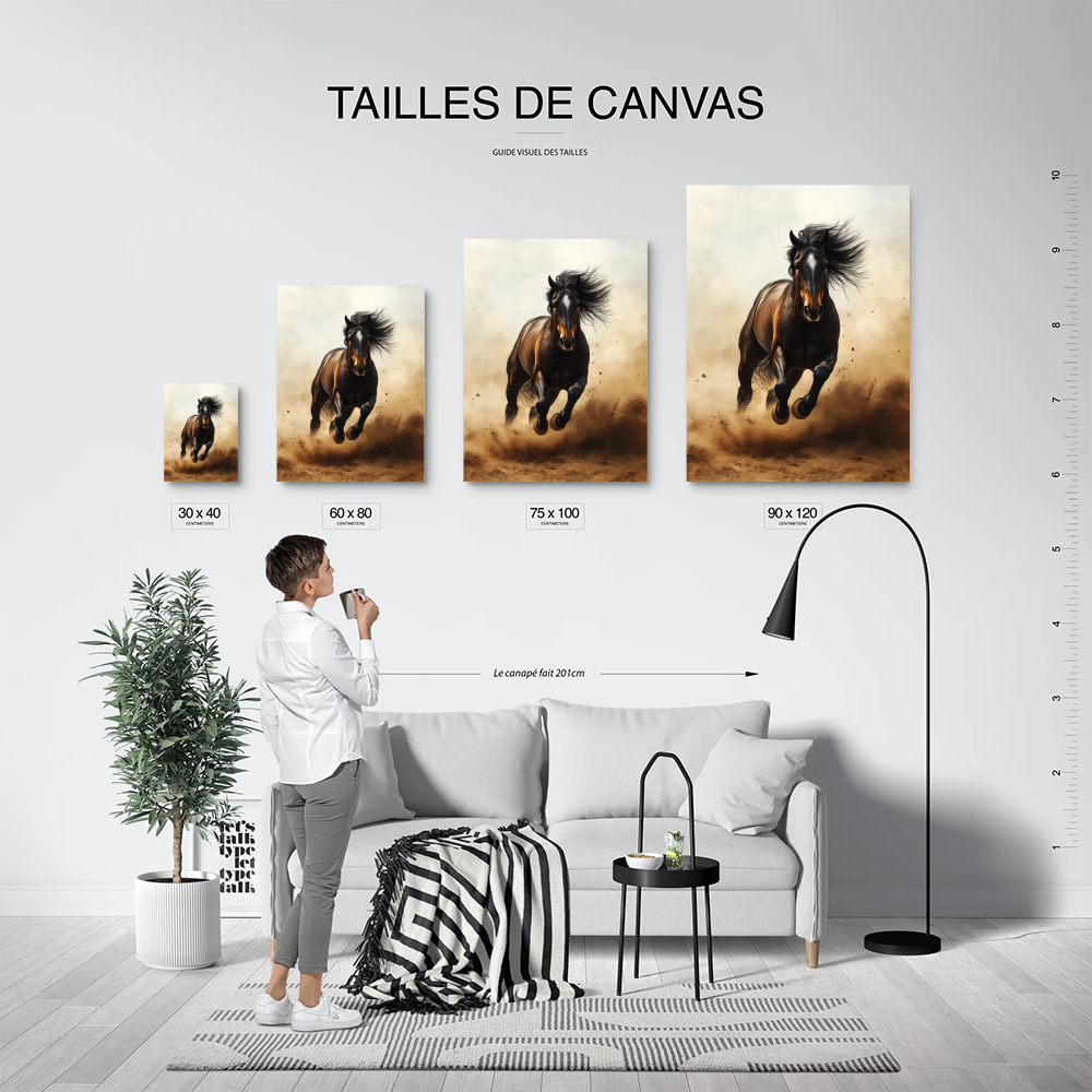 Tableau Cheval au Galop