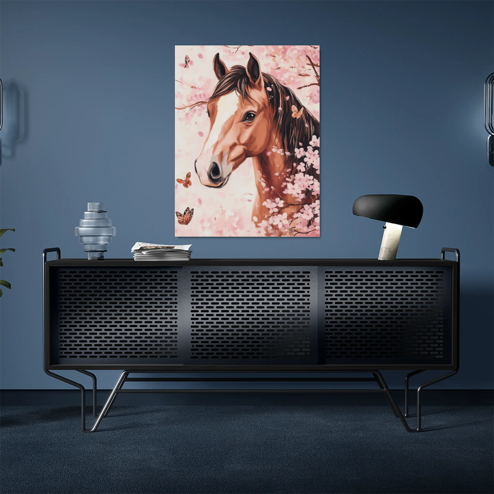Tableau Cheval Chambre Fille