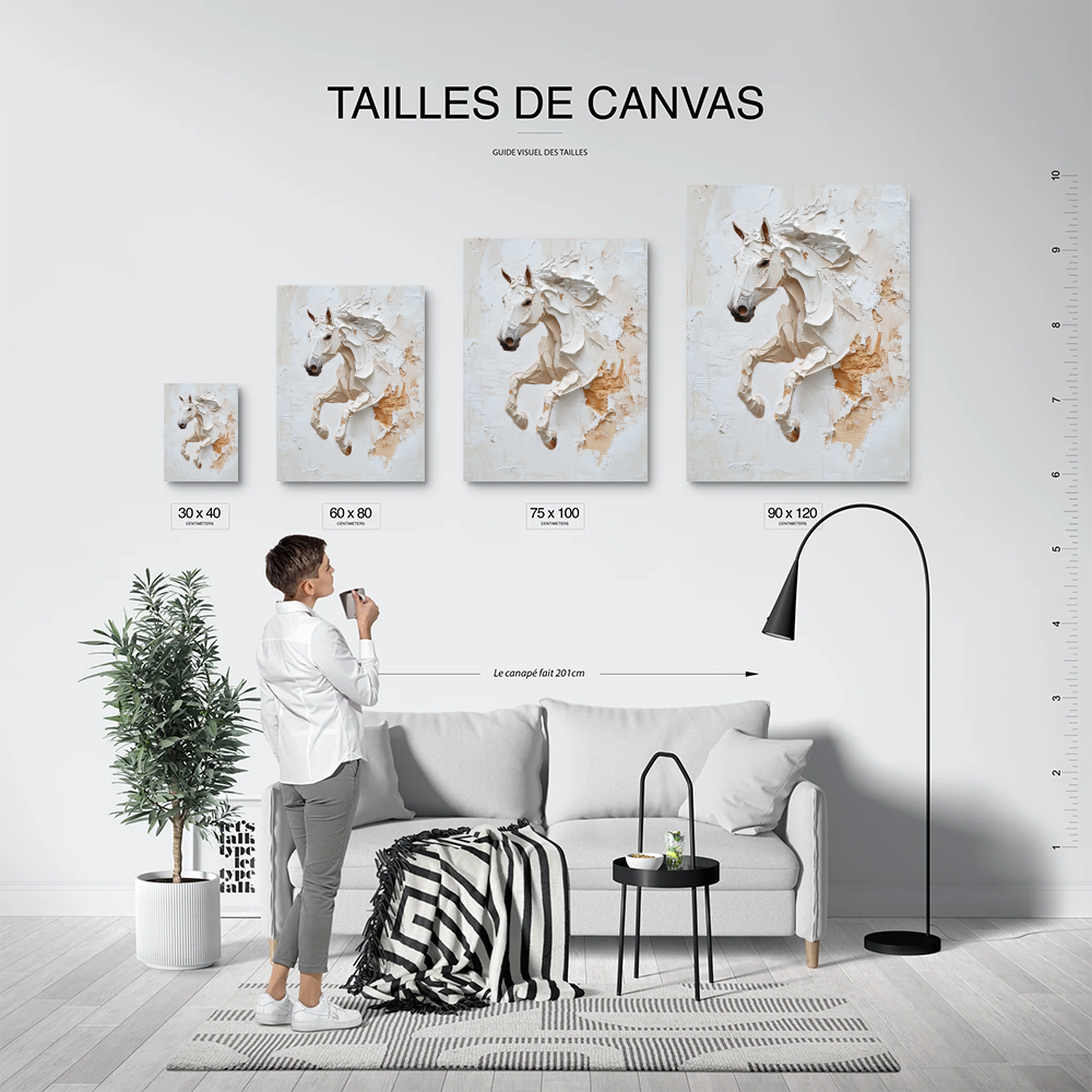 Tableau Cheval Peinture