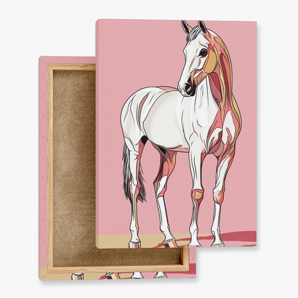 Tableau Cheval Pop Art