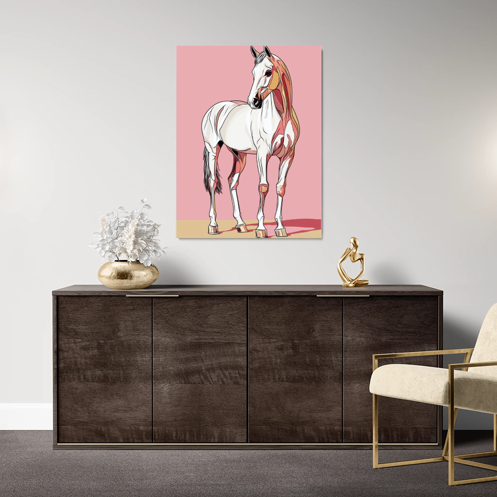 Tableau Cheval Pop Art