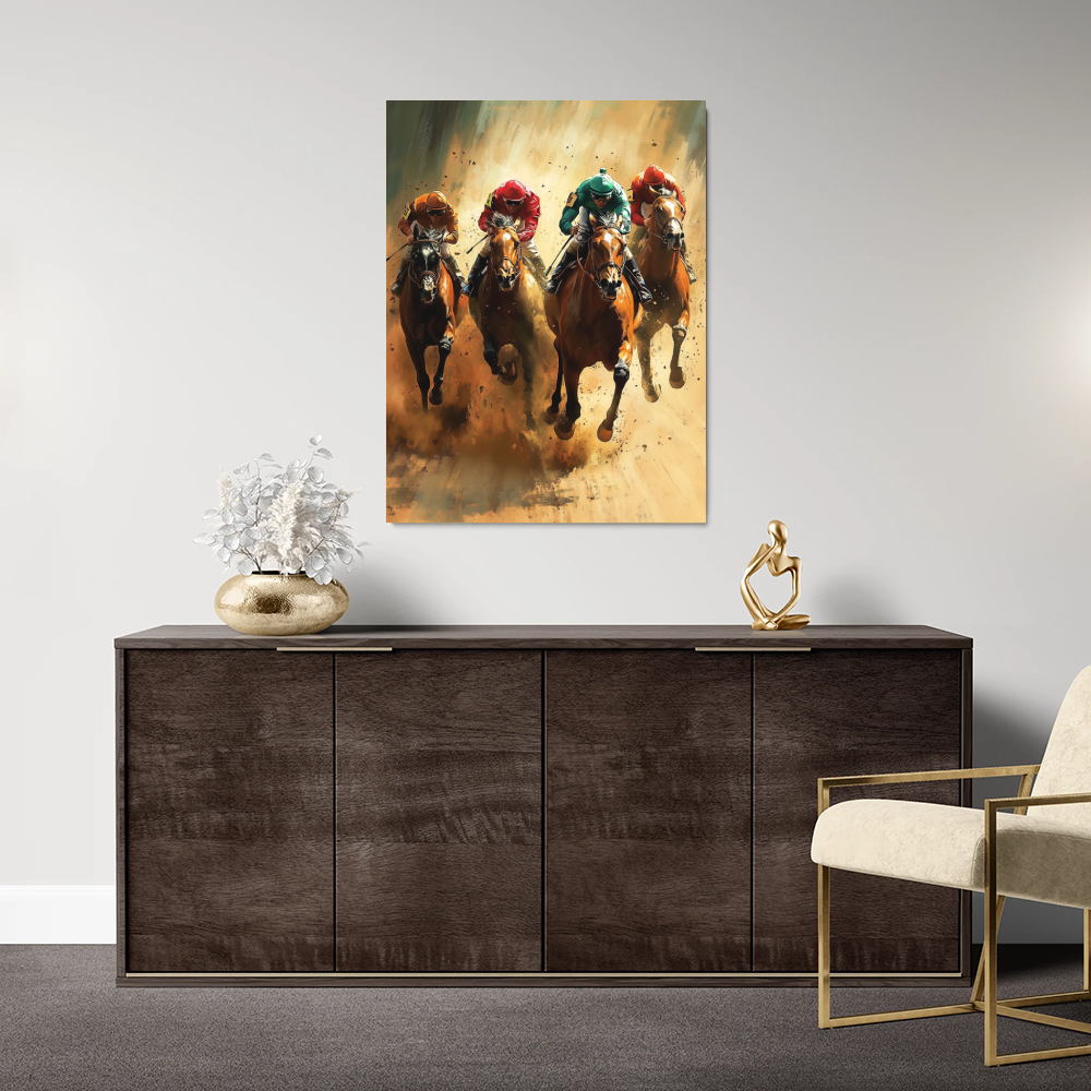 Tableau Chevaux de Course
