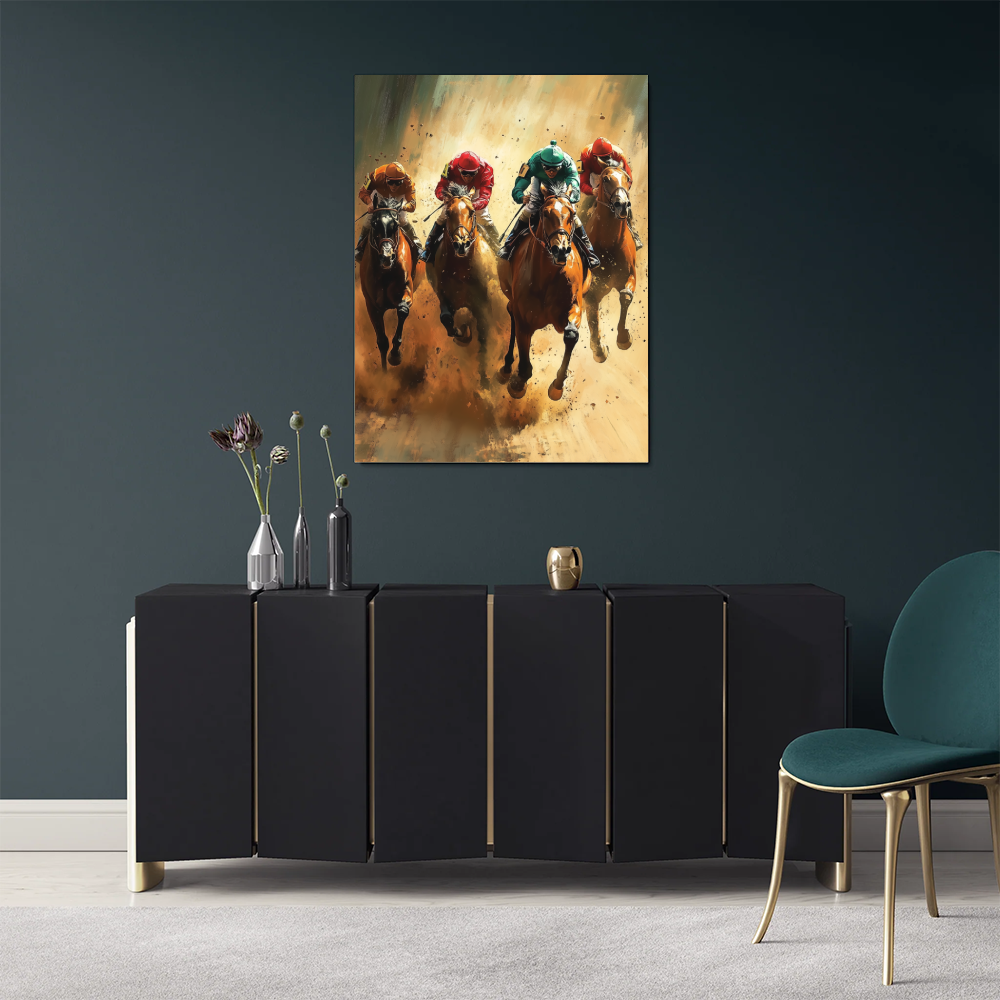 Tableau Chevaux de Course
