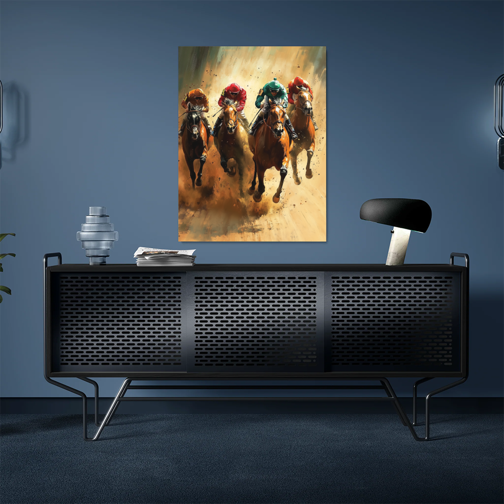 Tableau Chevaux de Course