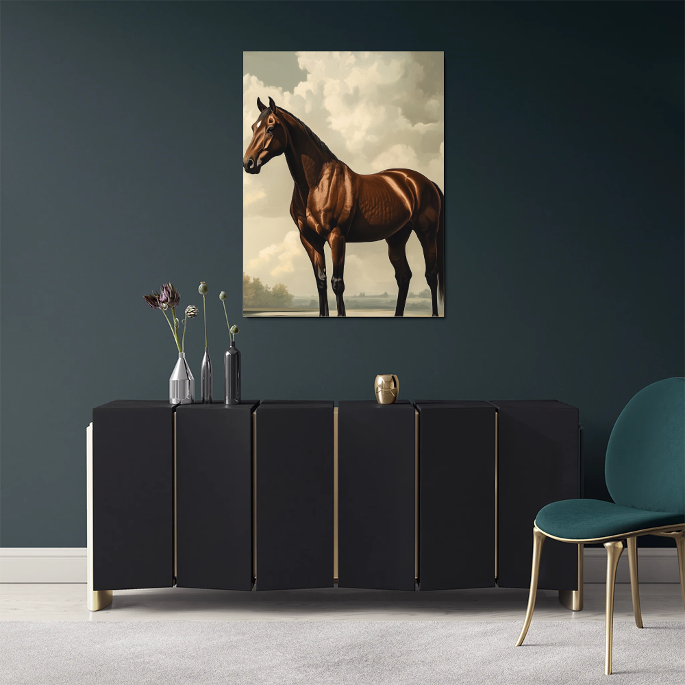 Tableau de Cheval Marron