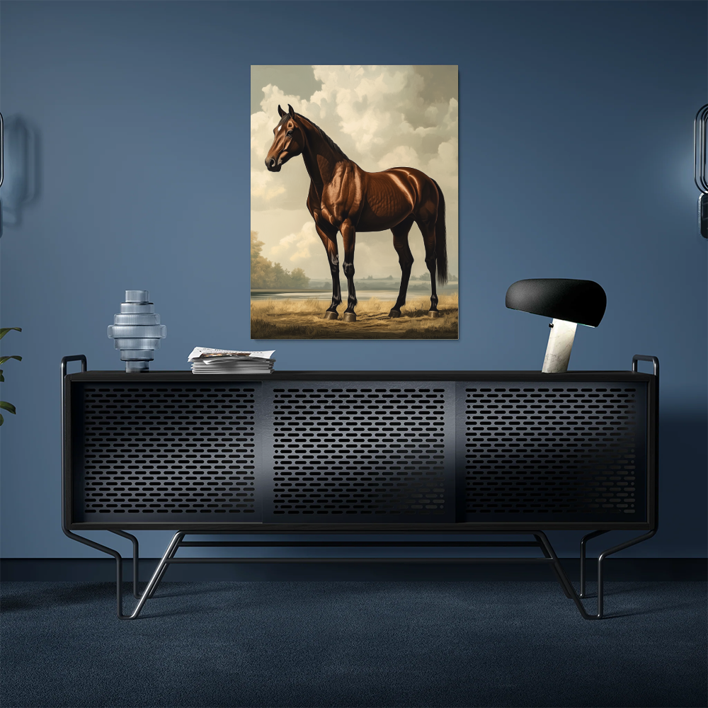 Tableau de Cheval Marron