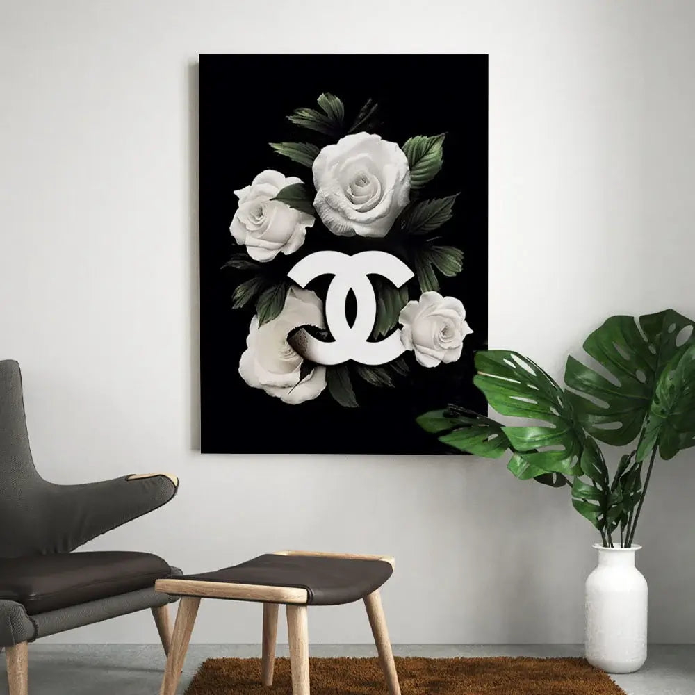 Tableau Chanel Noir Et Blanc