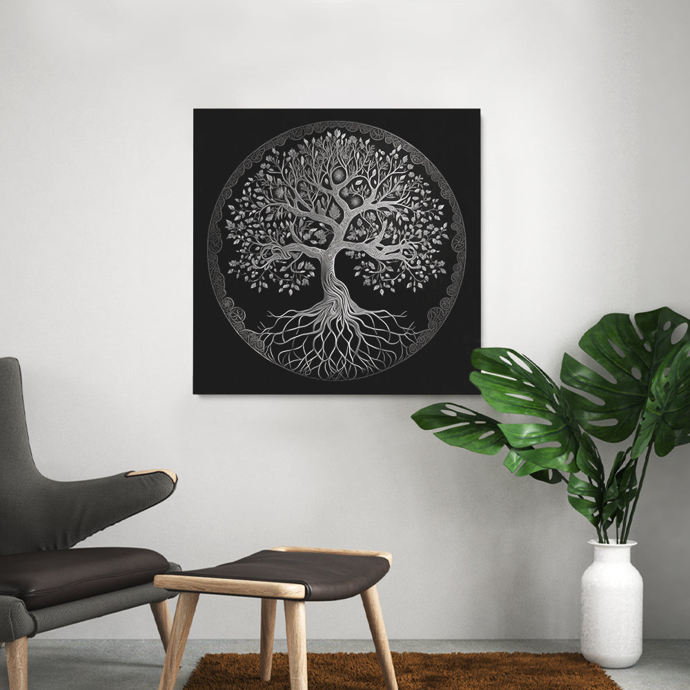 Arbre de la vie Impression sur Toile Arbre Brillant Toile Peinture Affiche Abstrait Tableau Decoration Murale 50x120cm DIY Cadre - Maison Arbre de la vie Impression sur Toile Arbre Brillant Toile Peinture Affiche Abstrait Tableau Decoration Murale 50x120cm DIY Cadre - Maison