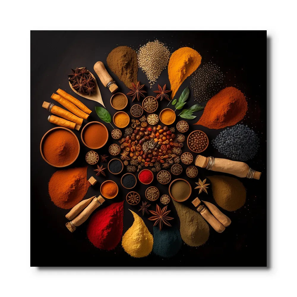 toile de cuisine epices