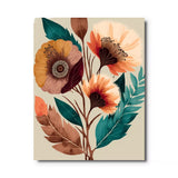 Tableau fleur vintage