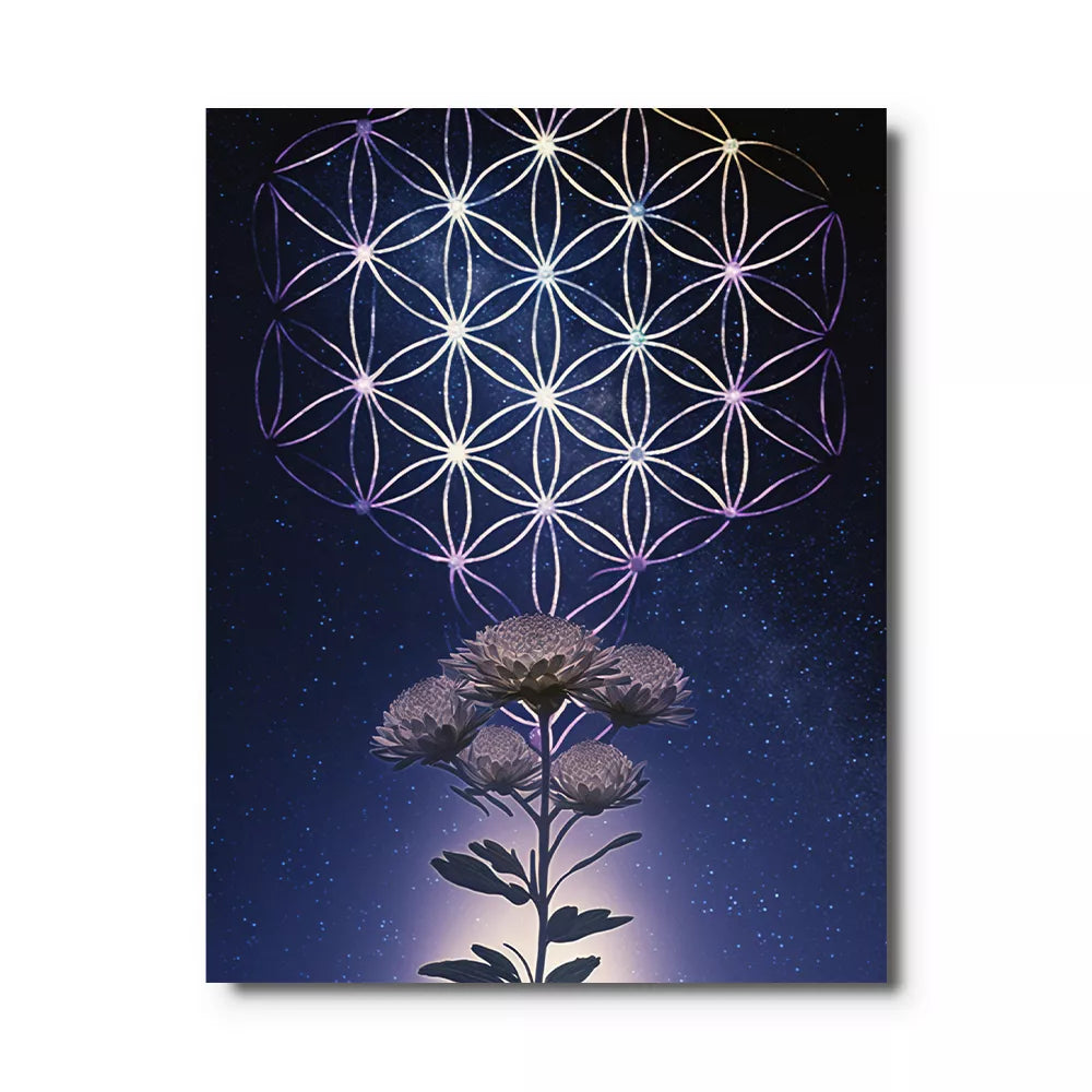 Tableau fleur de vie