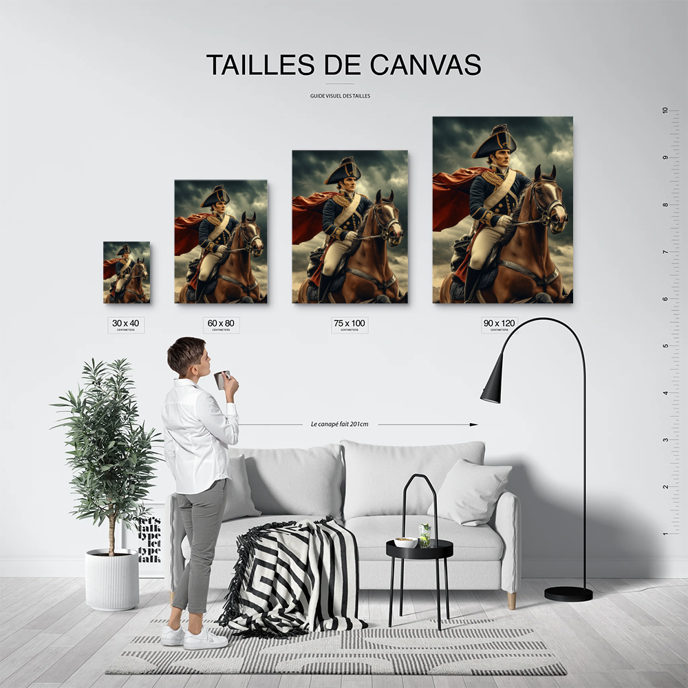 Napoléon à Cheval Tableau