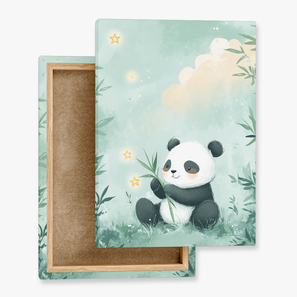 Tableau chambre bébé panda