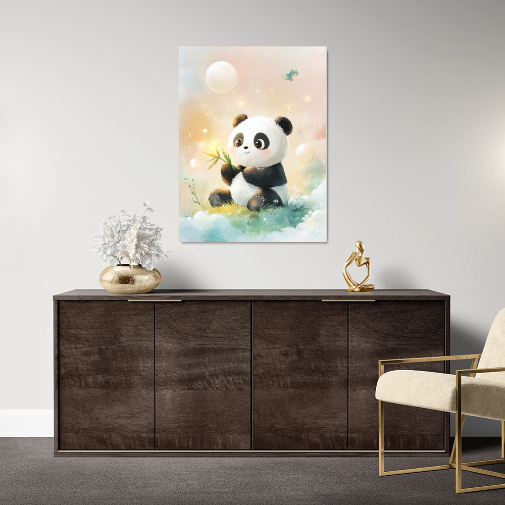 Tableau panda mignon chambre bébé