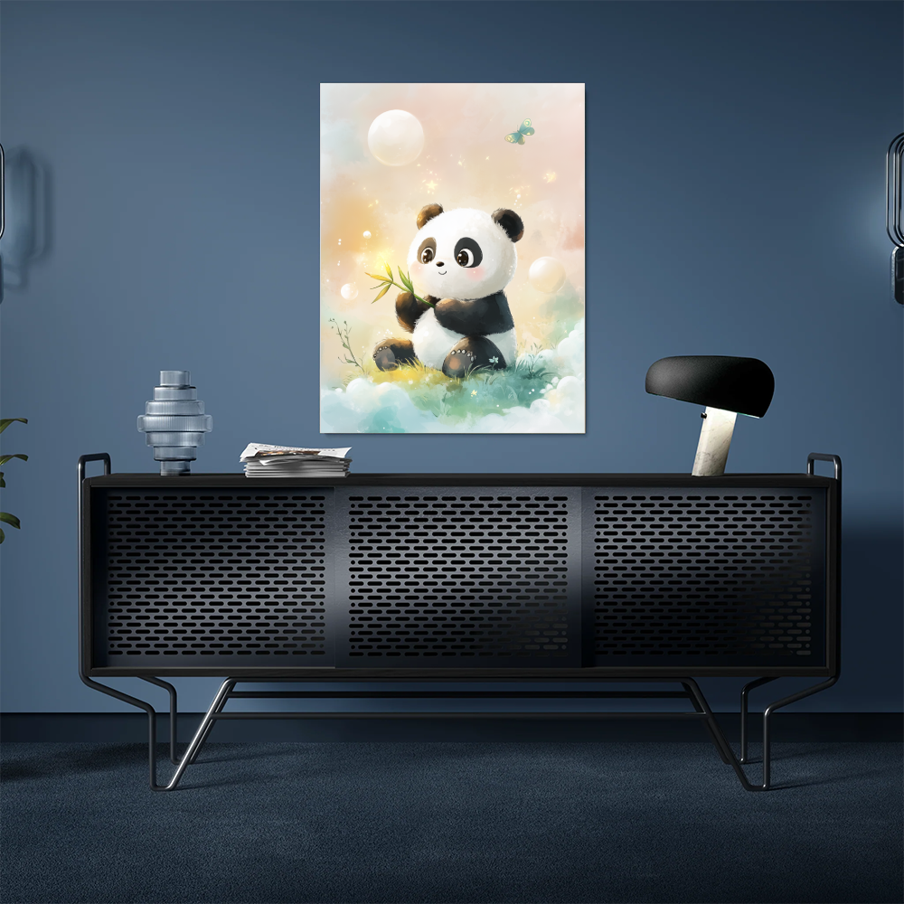 Tableau panda mignon chambre bébé