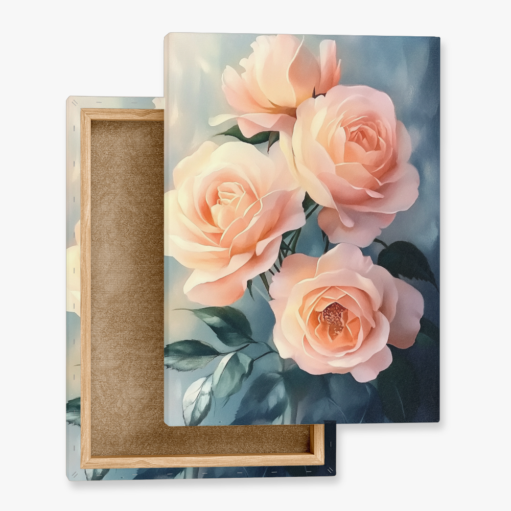 Tableau à Fleur Rose