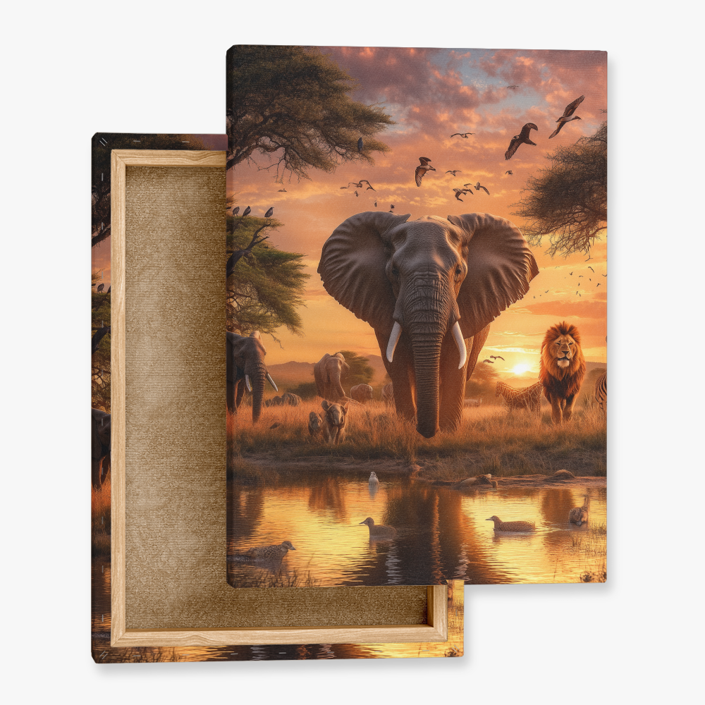 Tableau Animaux Eléphant