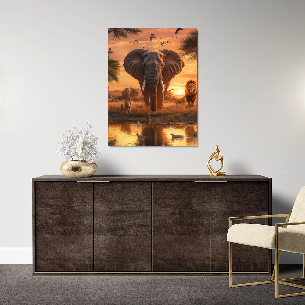 Tableau Animaux Eléphant