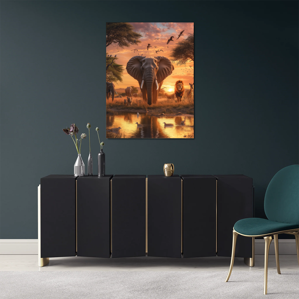 Tableau Animaux Eléphant