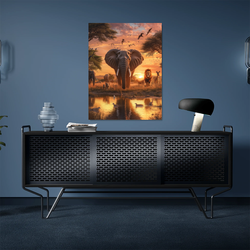Tableau Animaux Eléphant