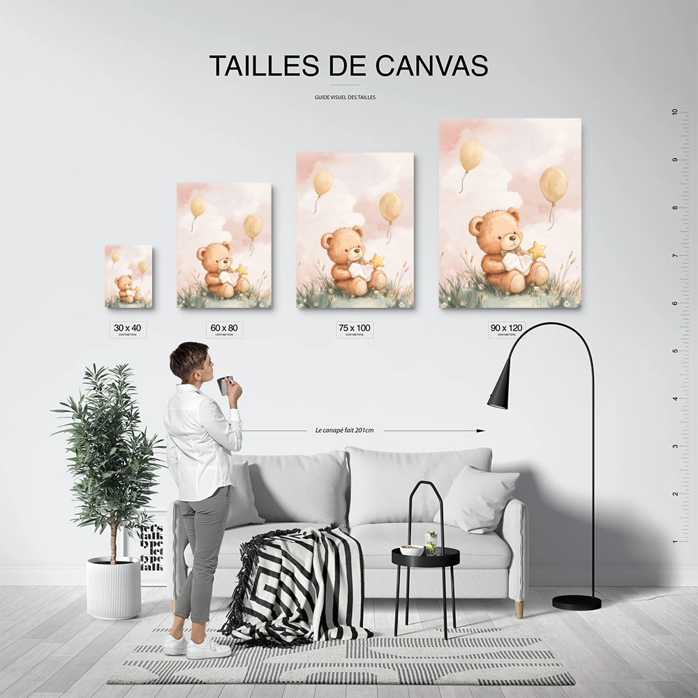 Tableau Chambre Bébé Ourson