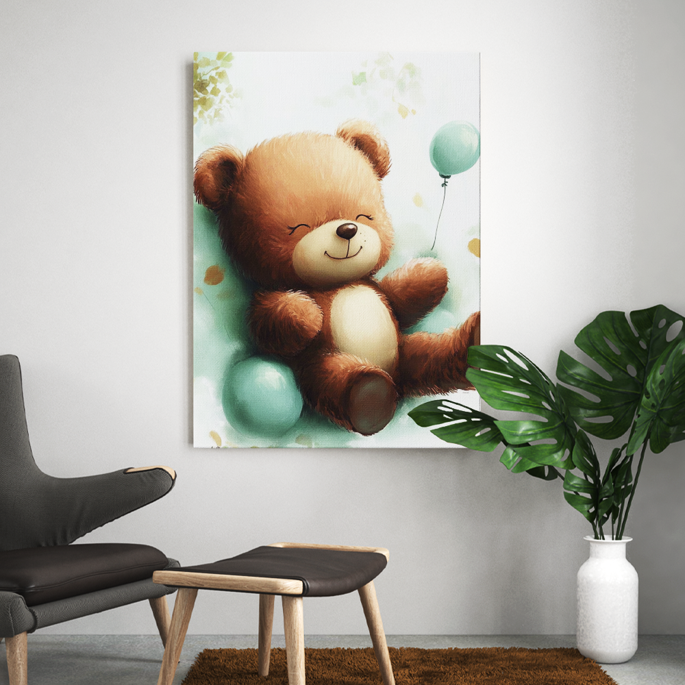 Tableau Chambre Bébé Ourson Mignon