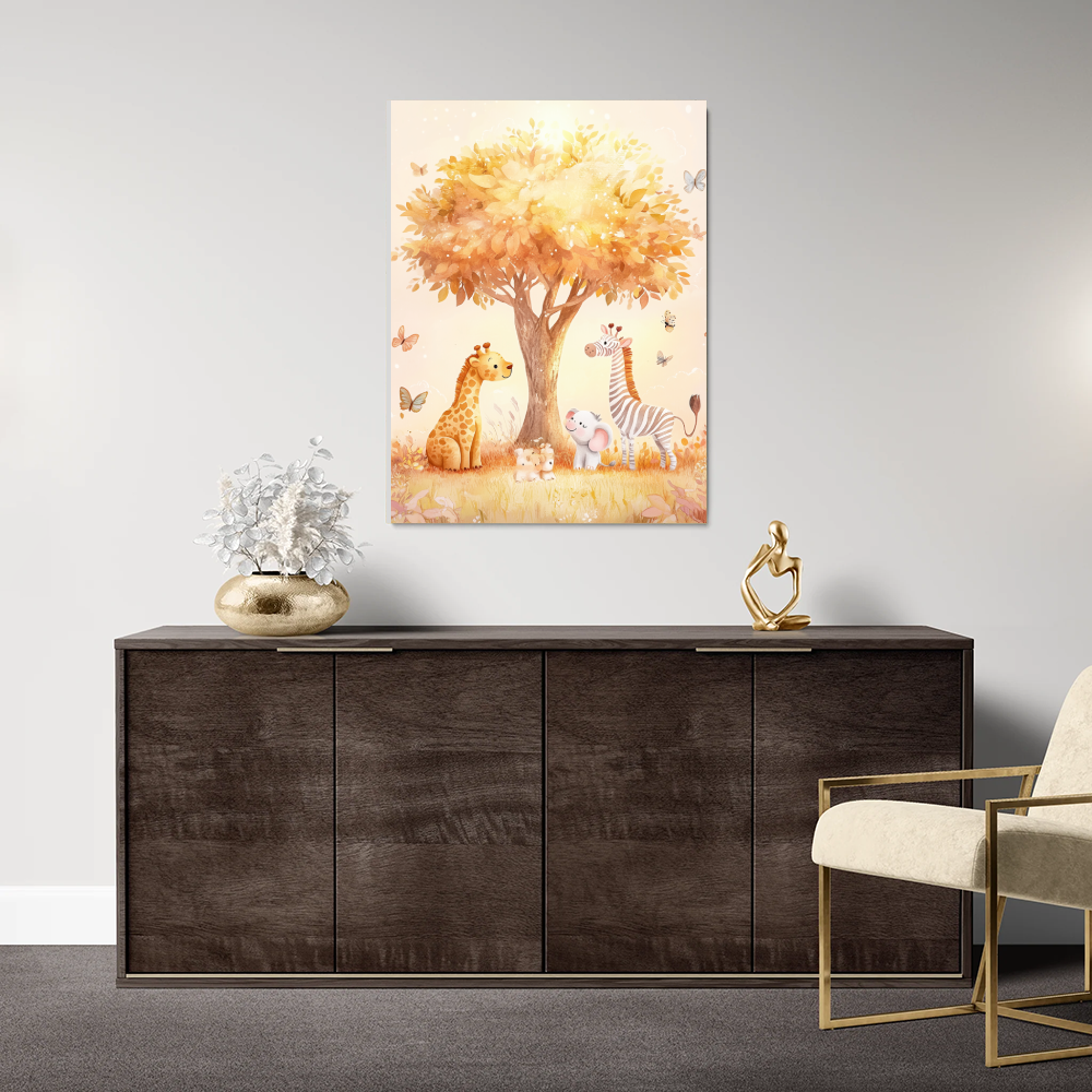 Tableau Chambre Bébé Savane