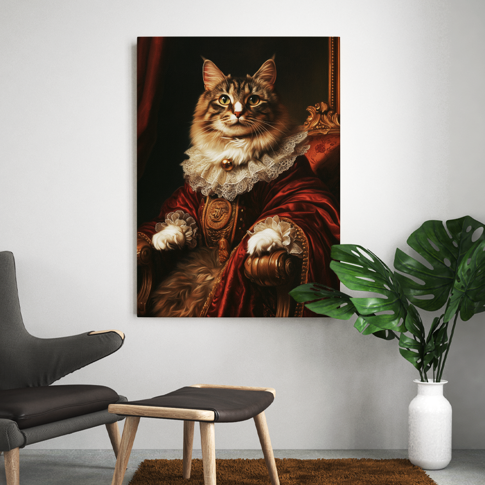 Tableau Chat Aristocrate