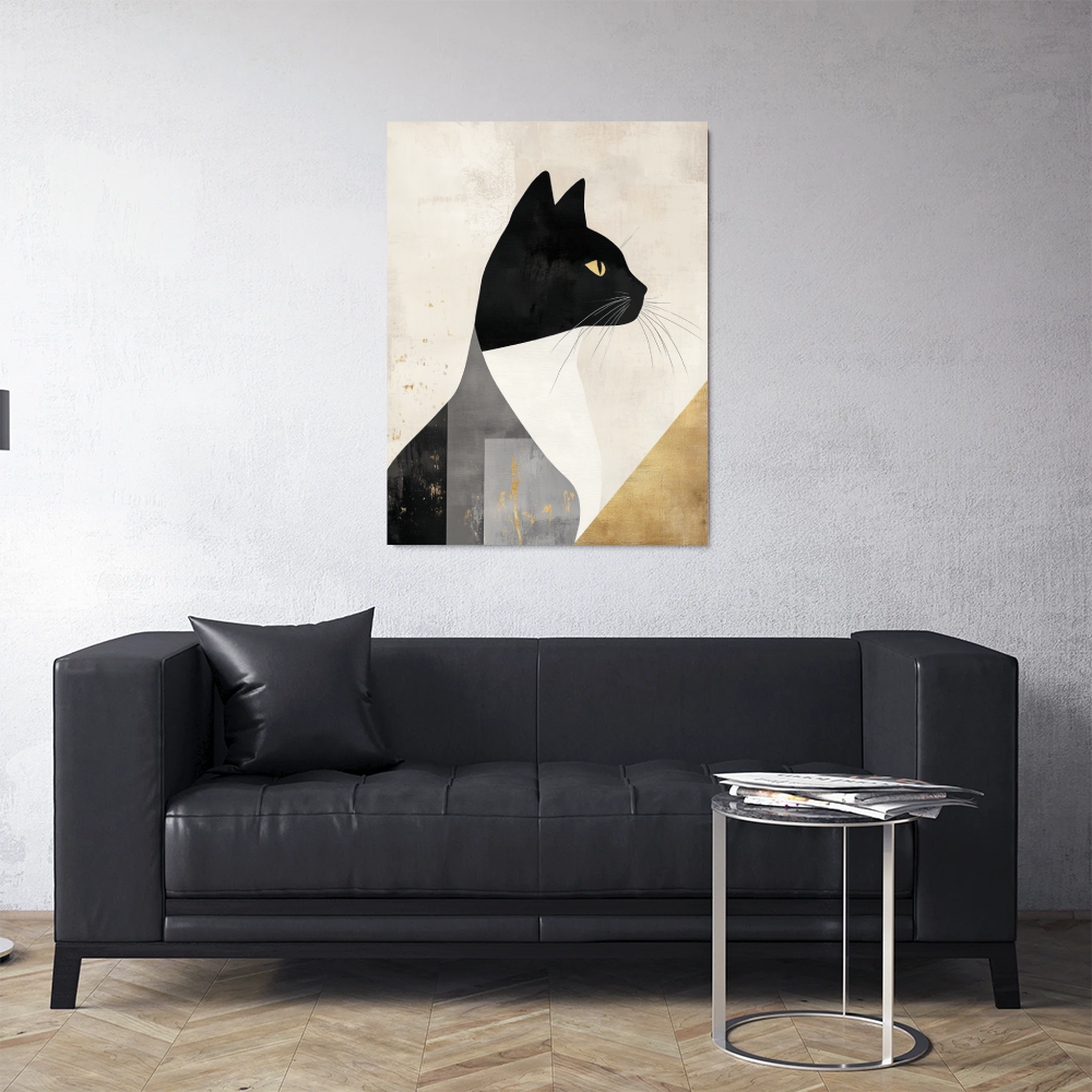 Tableau Chat Moderne