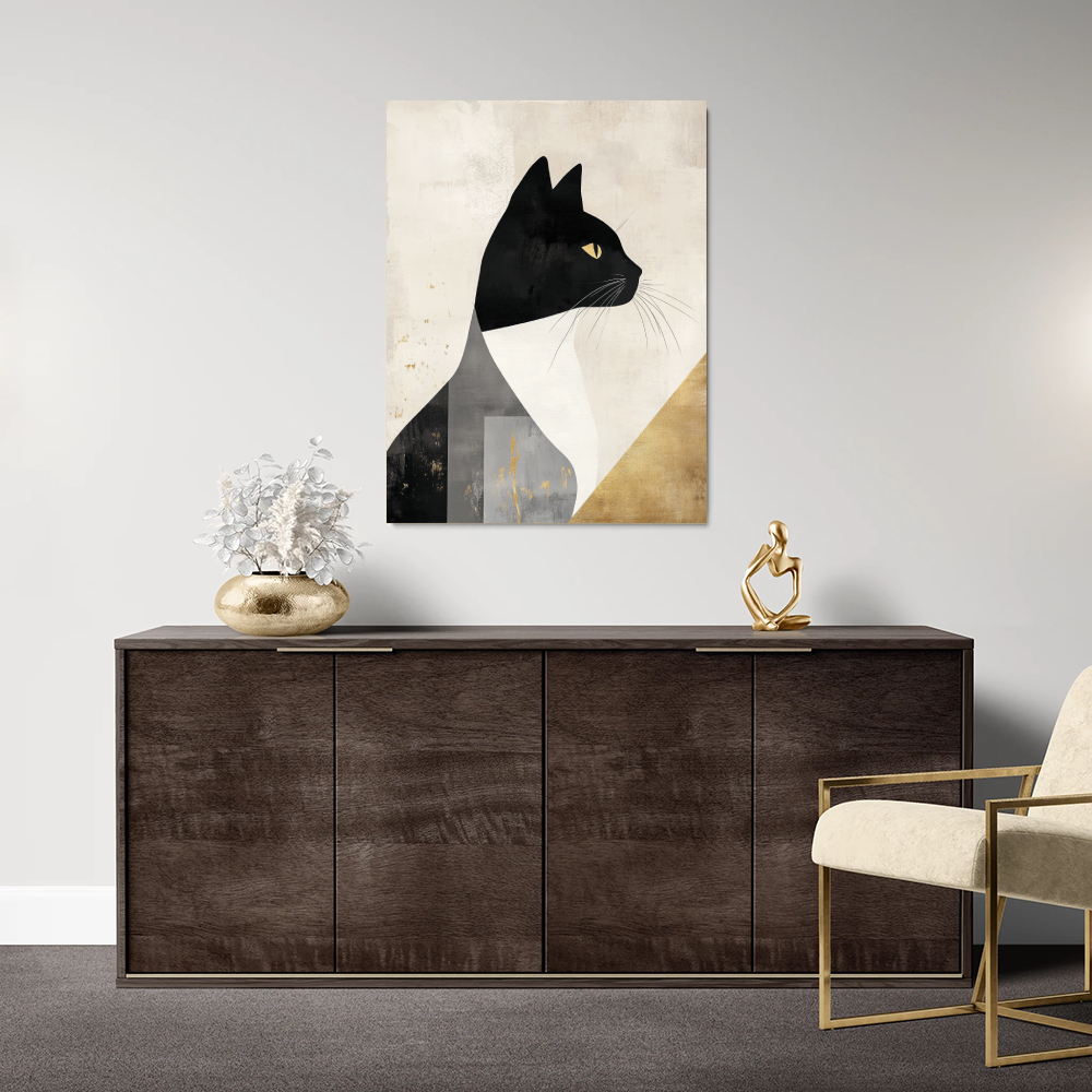 Tableau Chat Moderne