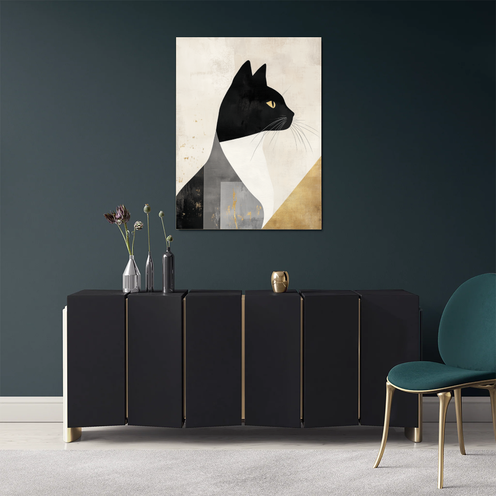 Tableau Chat Moderne