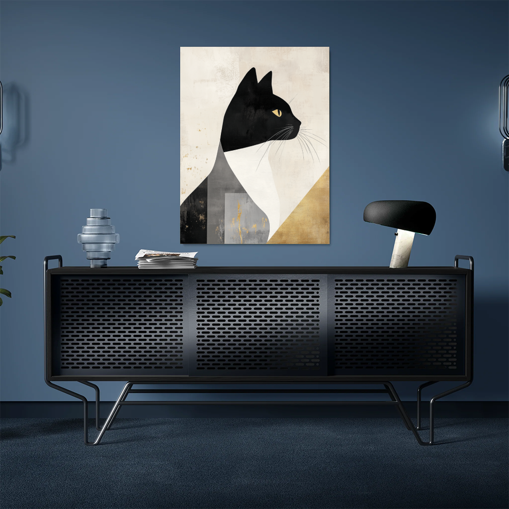 Tableau Chat Moderne