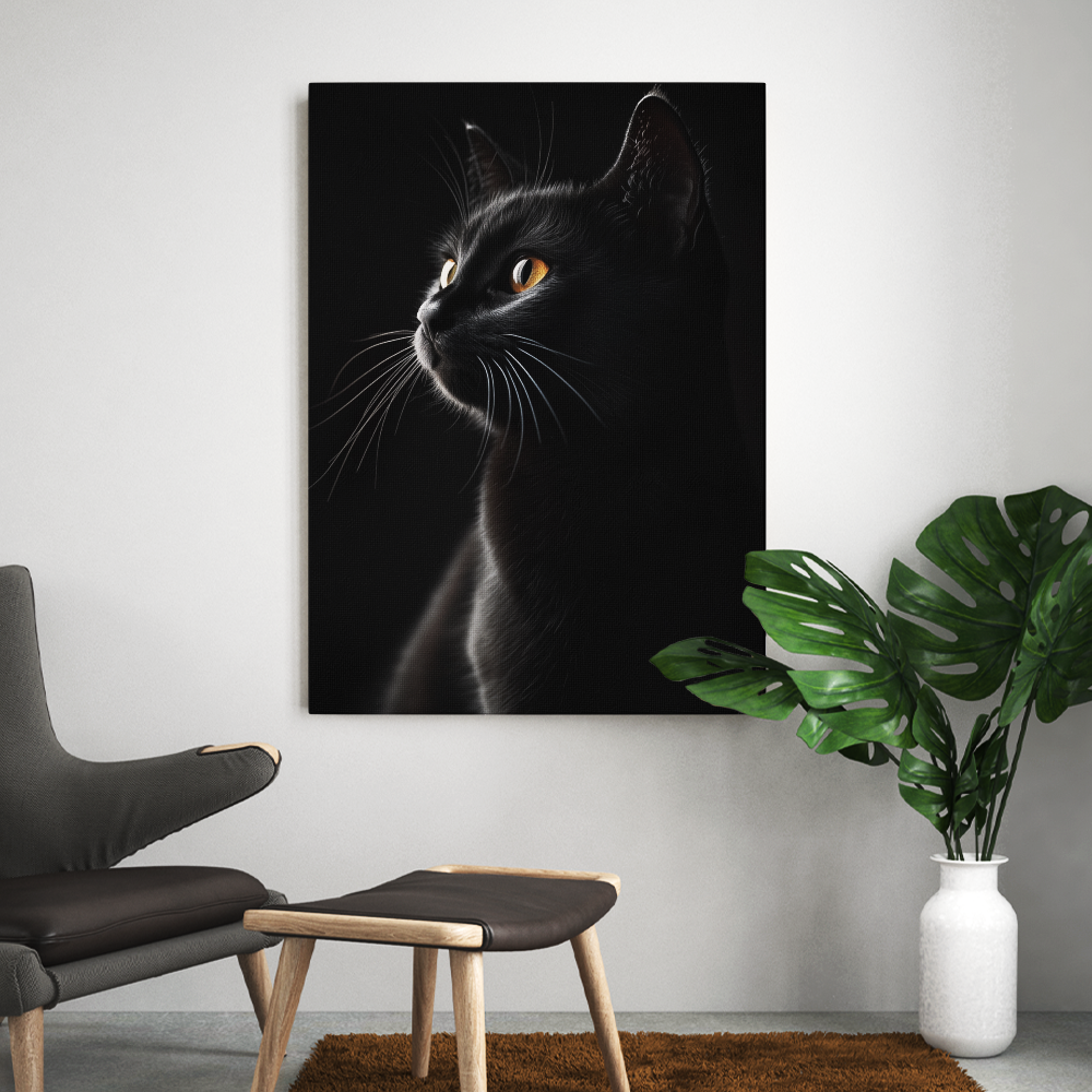 Tableau Chat Noir