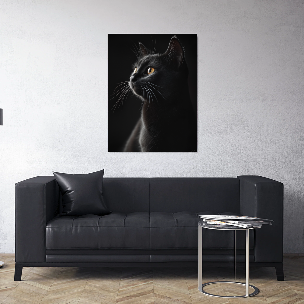 Tableau Chat Noir