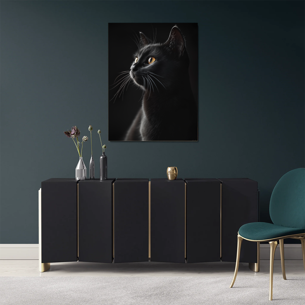Tableau Chat Noir