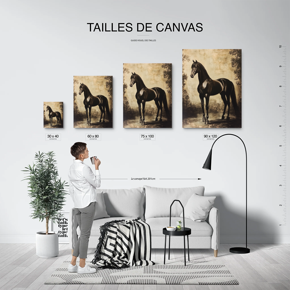 Tableau Cheval Ancien