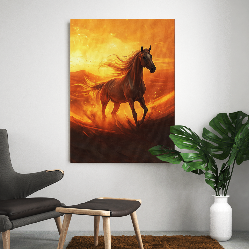 Tableau Cheval Arabe