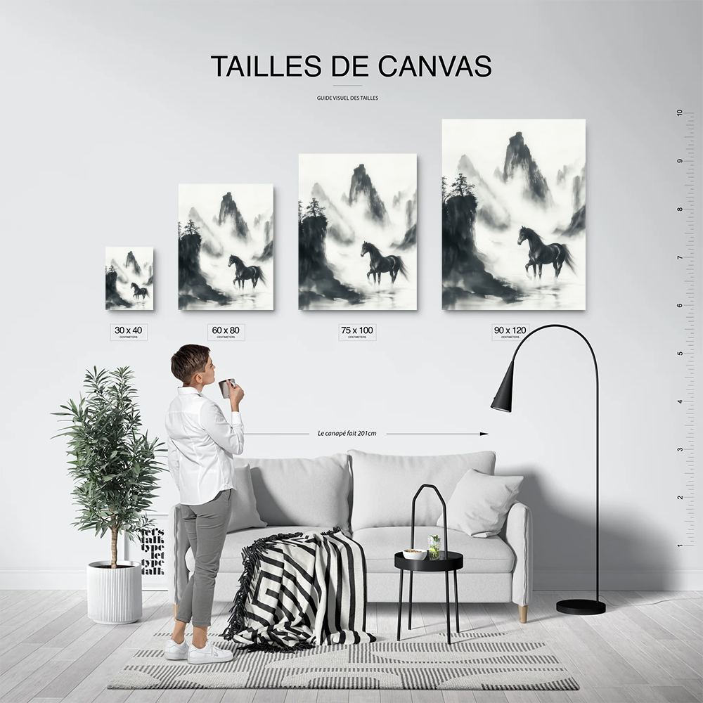 Tableau Cheval Chinois