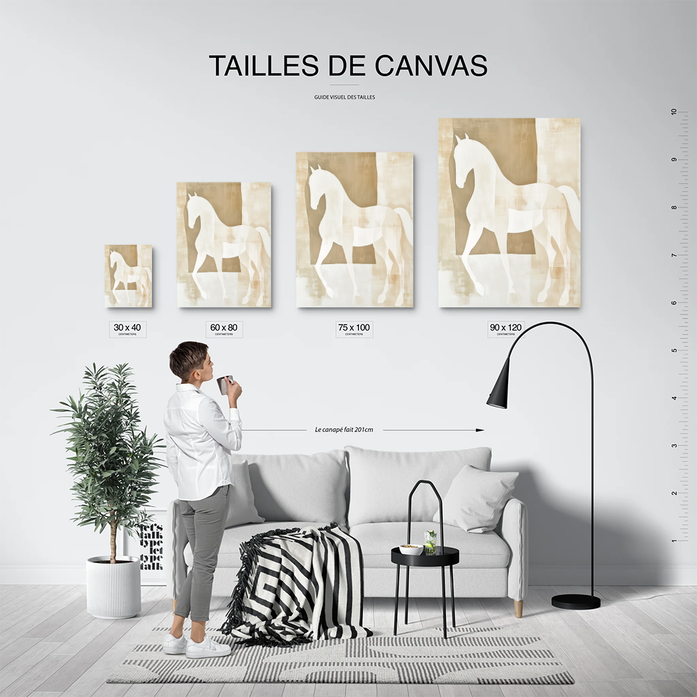 Tableau Cheval Moderne