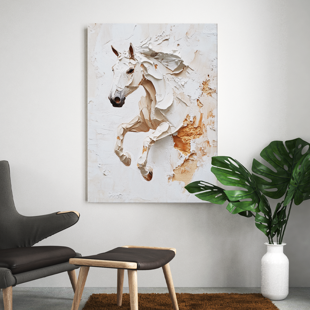 Tableau Cheval Peinture