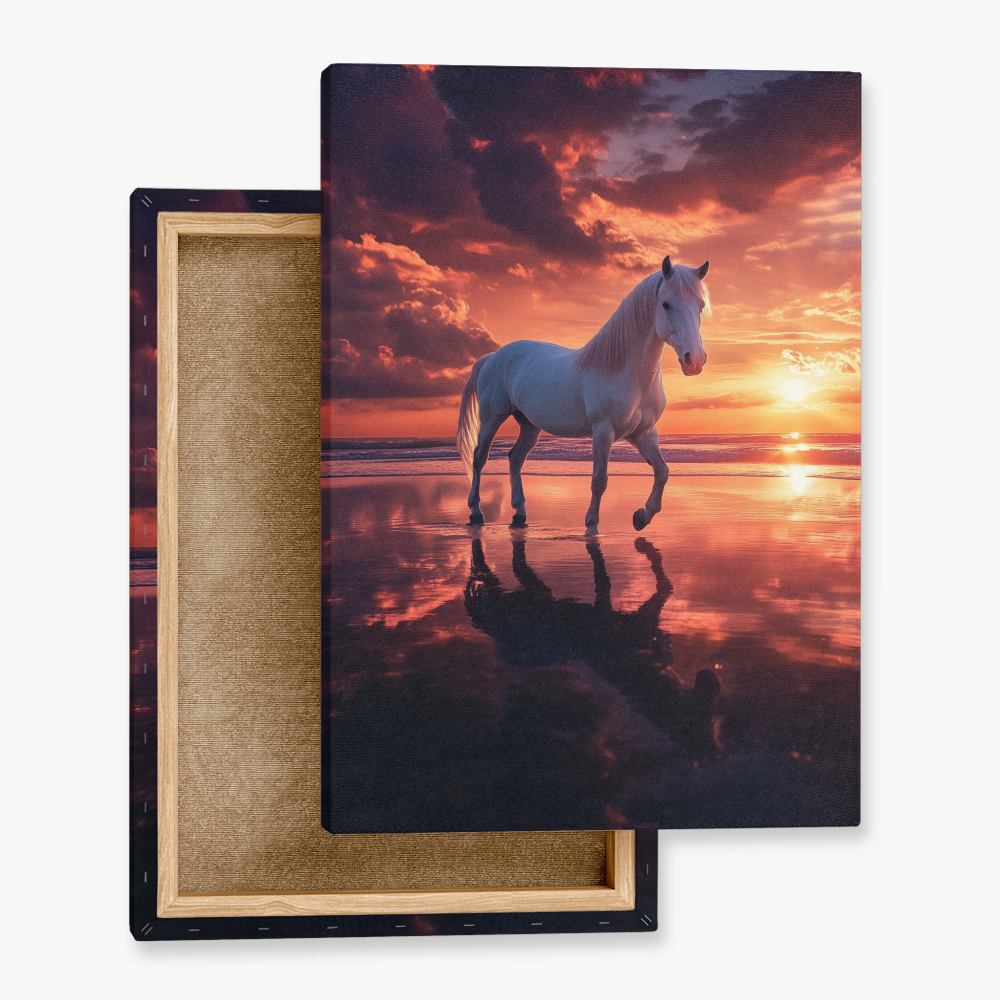 Tableau Cheval Plage