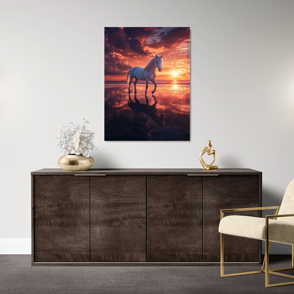 Tableau Cheval Plage
