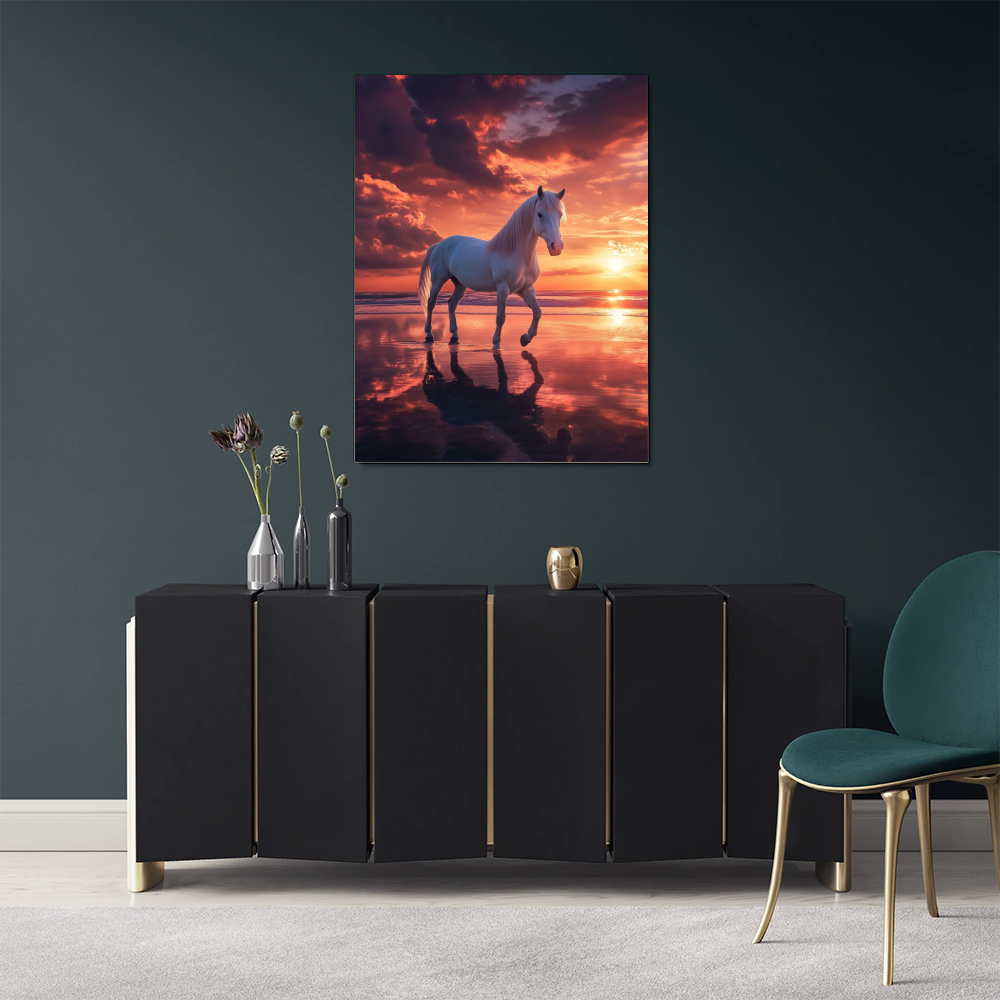 Tableau Cheval Plage