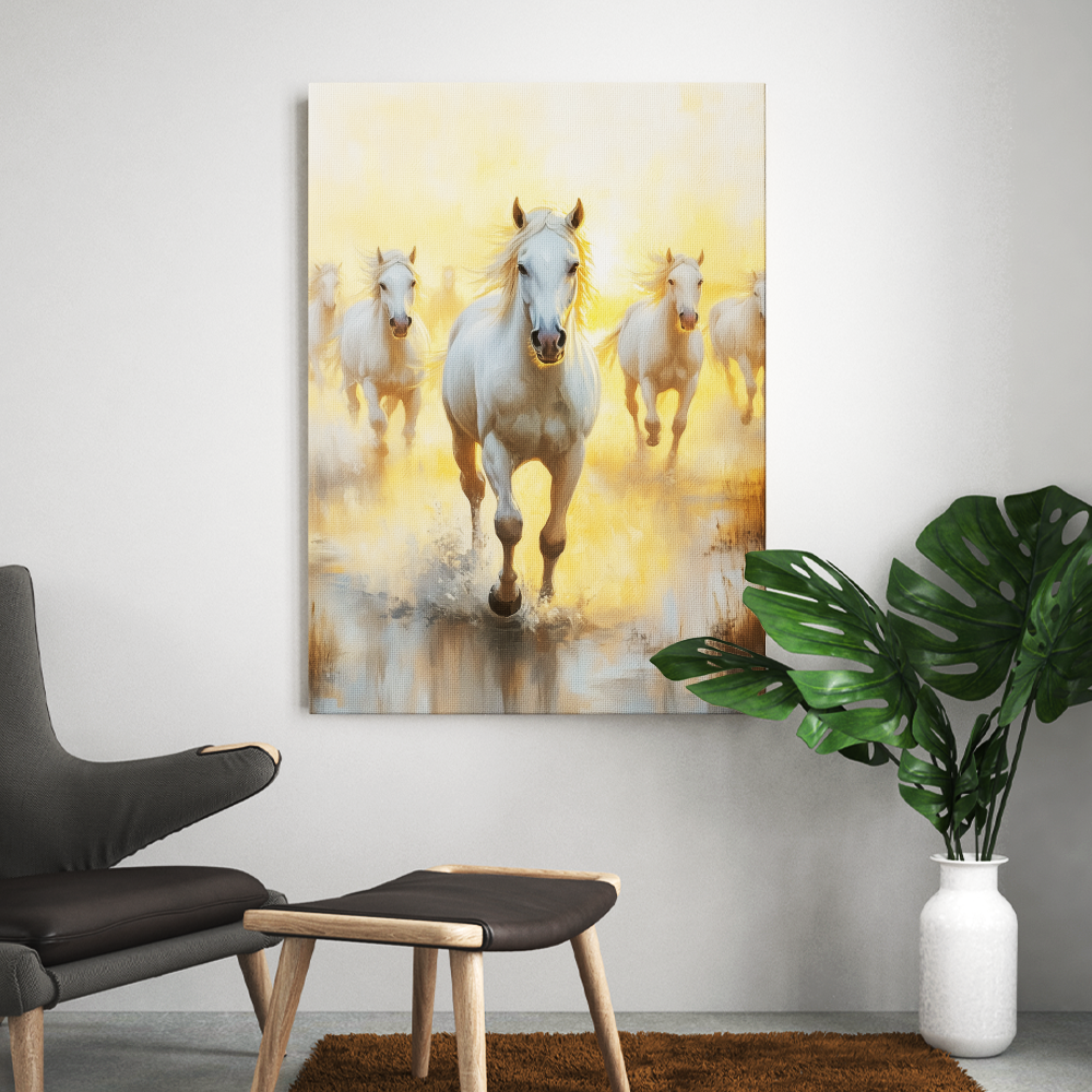 Tableau Chevaux Camargue