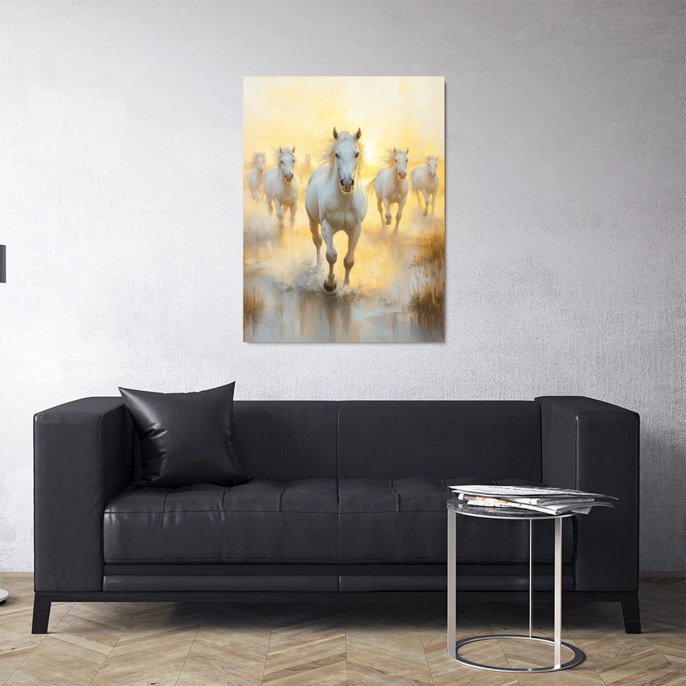 Tableau Chevaux Camargue